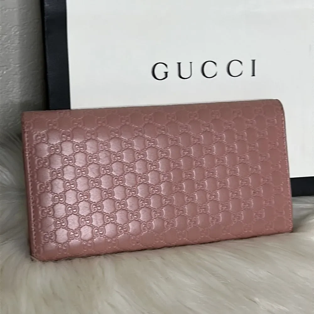 💯Authentic Guccissima Bifold Long Wallet🍀